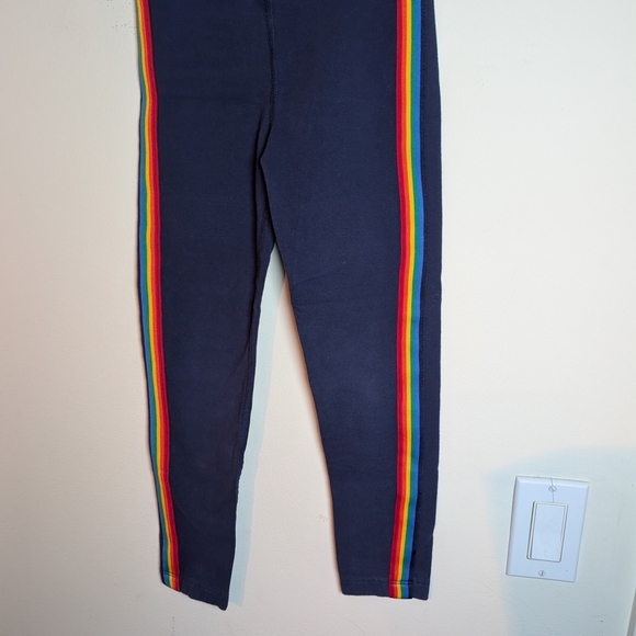 Primary Navy Dress with Rainbow Stripes - Picture 9 of 14